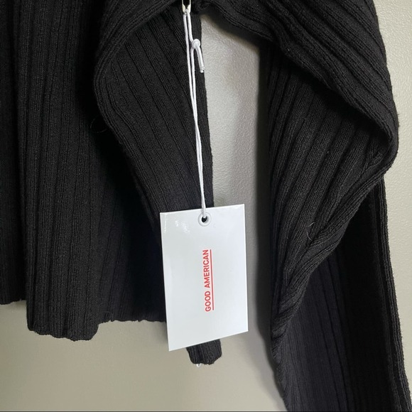 NWT Good American The Go To Boxy Sweater Black 4XL - Picture 7 of 16